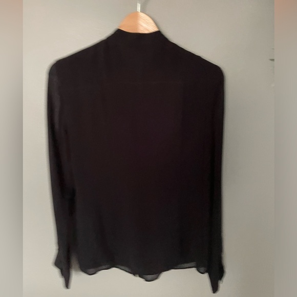 A/X Black Band Collar, Button-down Shirt S - Picture 3 of 5